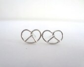 Pretzel earrings Love knot earrings Silver earrings Silver studs Gifts for her Mother's Day