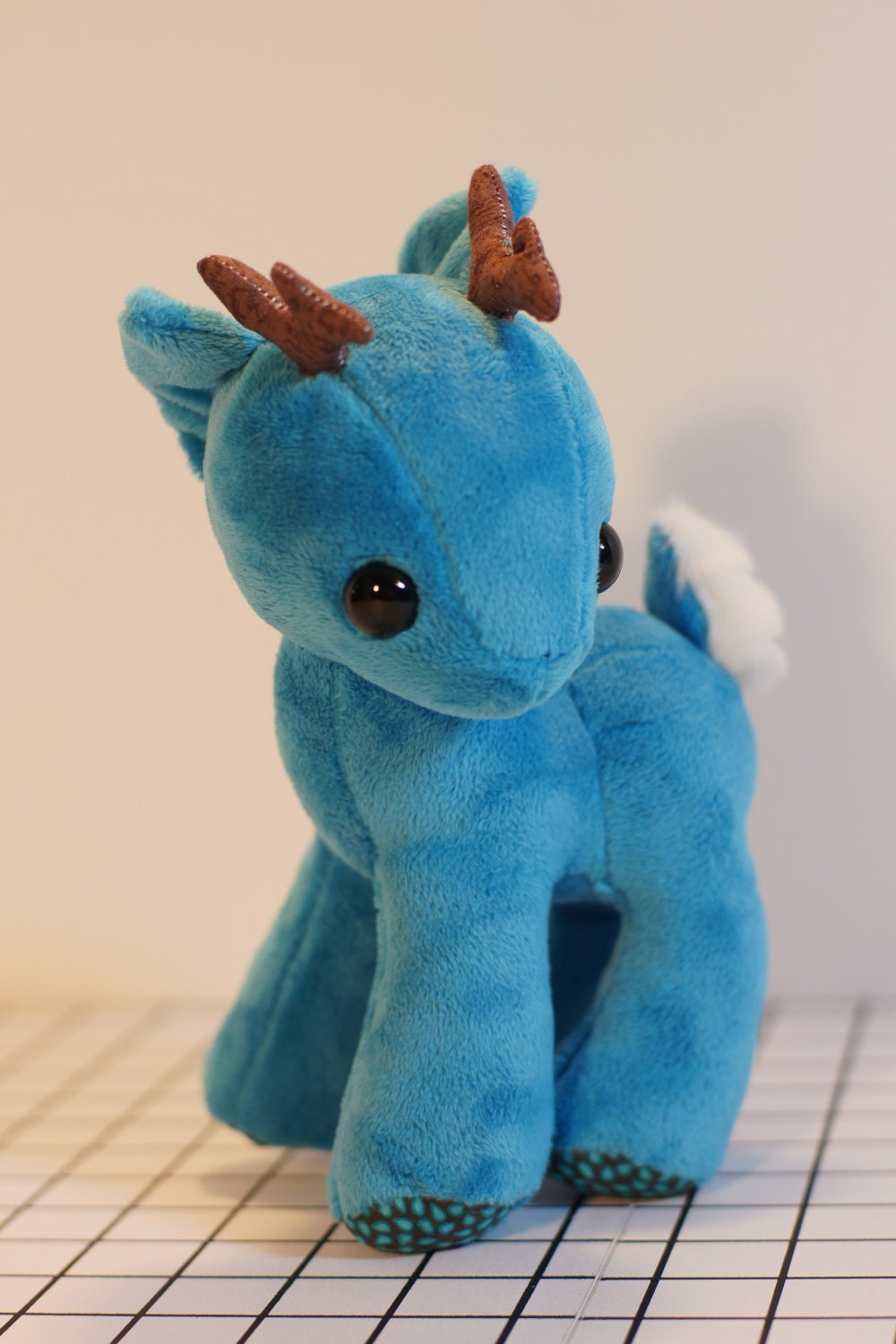 Teal Deer TL,DR Art Doll - Adorable Minky Plush Soft Toy