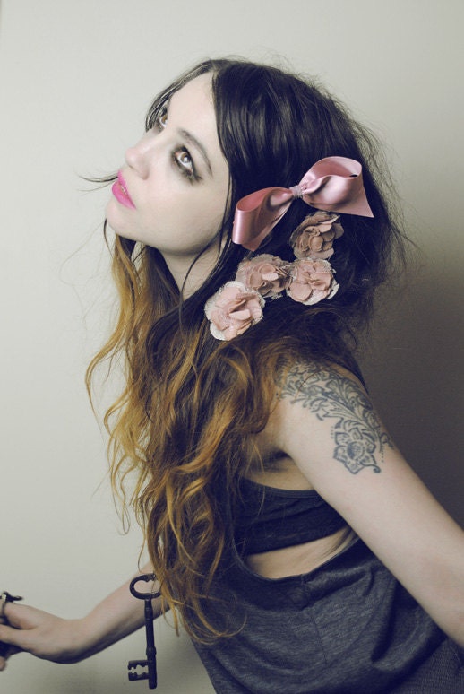 FLOWER GIRL Hair Clips