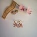Pale Pink Bow Earrings - 'Rodeo Beau'