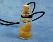 Octopus Tentacle Specimen Jar Necklace, Handmade Science Jewelry