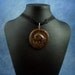 Rust Cthulhu Cameo Necklace, Handmade Resin Jewelry