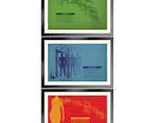 Science Fiction Danger Awareness 3-Poster Set