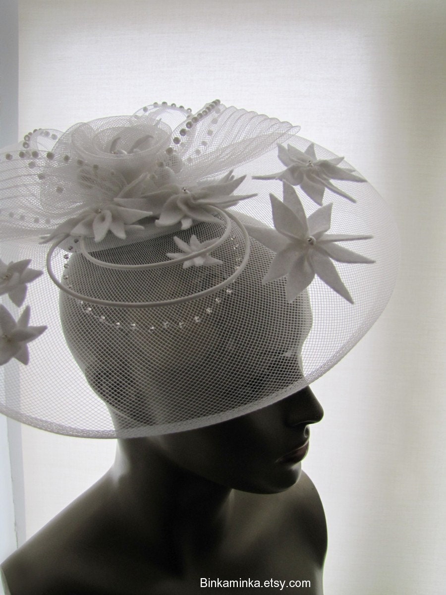 SALE Bridal Mesh Fascinator