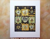Bee Happy Art Print, 11 x 14