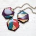 Geometric Necklace - Geometry jewelry - Color Blocking (BN021)