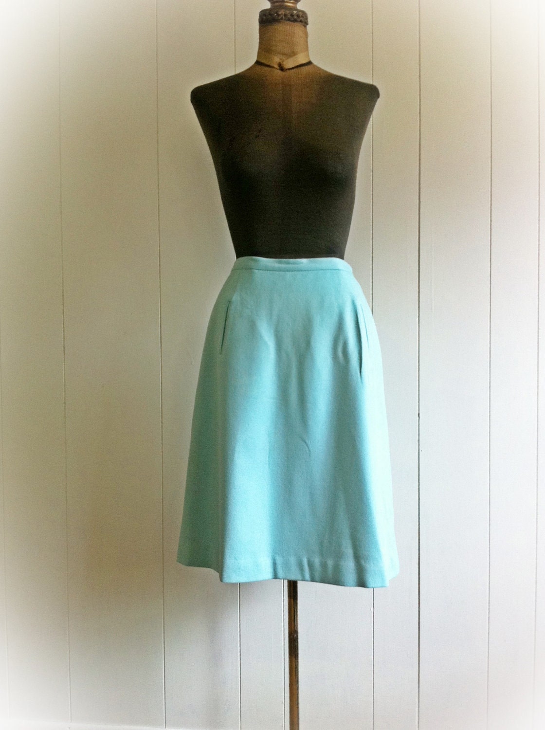 Vintage Aqua Sears Skirt