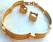 Vintage Brass Choker Set Barclay Jewelry Direct Checkout Metal Jewelry Woman Black Friday Etsy - Lusmysticjewels