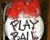Play Ball Door Hanger - Bronwyn Hanahan Art