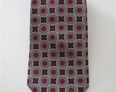 Vintage Neckties Men's 80's Givenchy, Silk, Grey, Printed, Tie 302 FreshandSwanky on Etsy