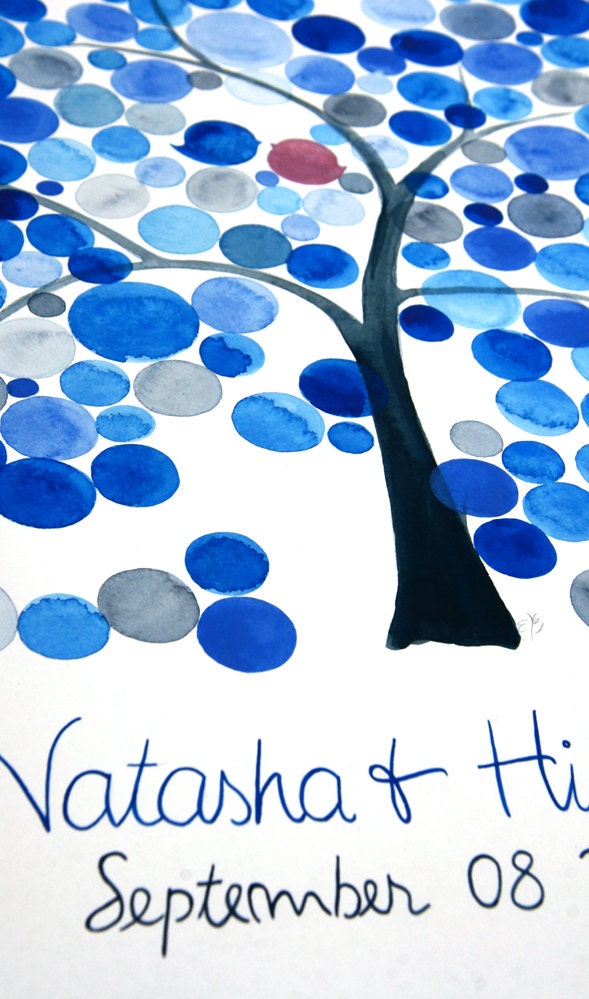 Personalized Wedding Guest Book Tree Alternative - 20x26inch Rustic Signature tree, Our wedding Tree Guestbook