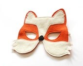 Fox Children Carnival Mask Kids Costume Accessory, Dress up Pretend Play Toy for Girls Boys and Toddlers