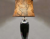 Vintage Indigo Blue Deco Table Lamp