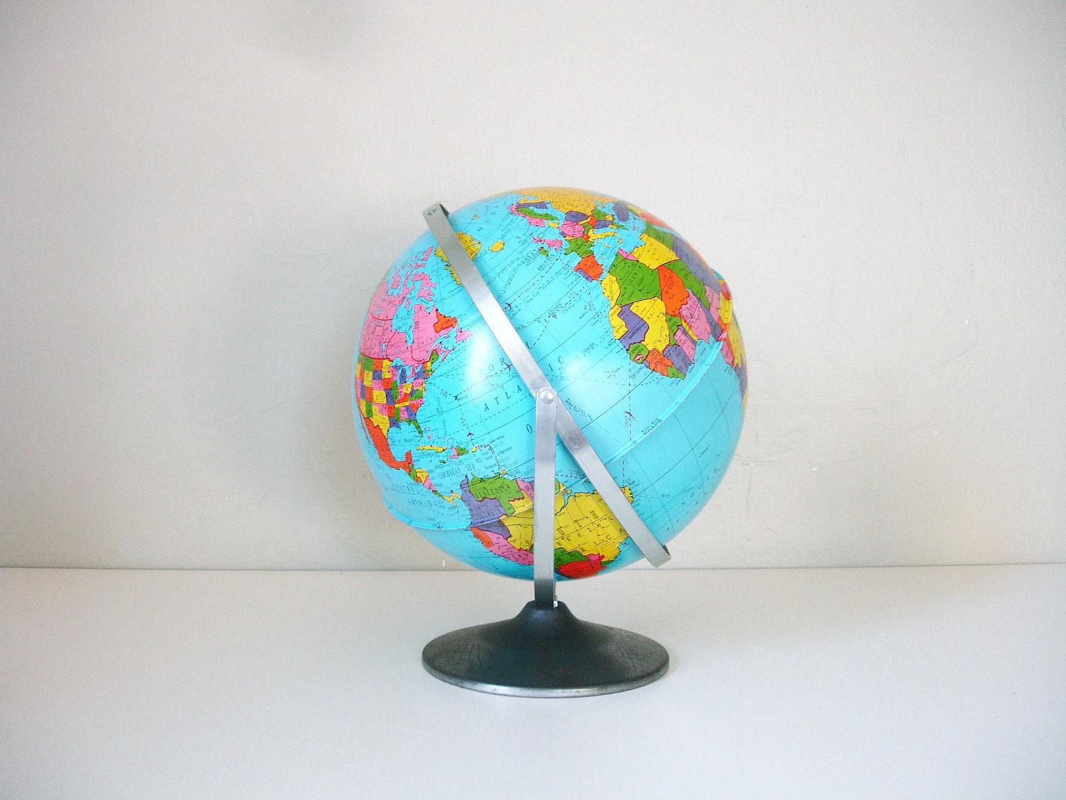 vintage ohio art globe