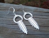 Cascade - Hoop Drop Earrings