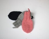 Simple Ribbed Mitten - Modern take on a Vintage Classic - Warm Winter Mittens for Baby or Toddler