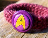 PURPLE Sexy Deanna Troi Starfleet Trekkie Kitty Cat Collar