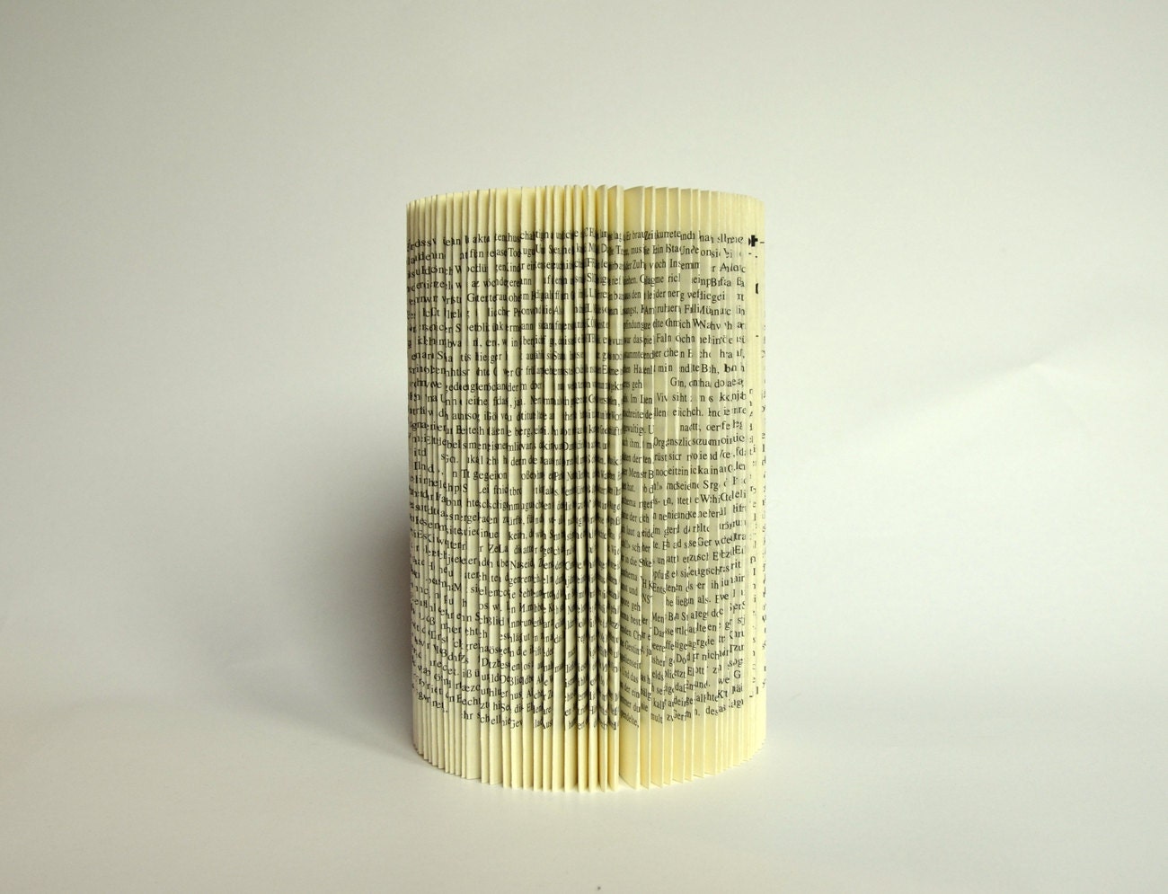 Altered folded Book - Cylinder