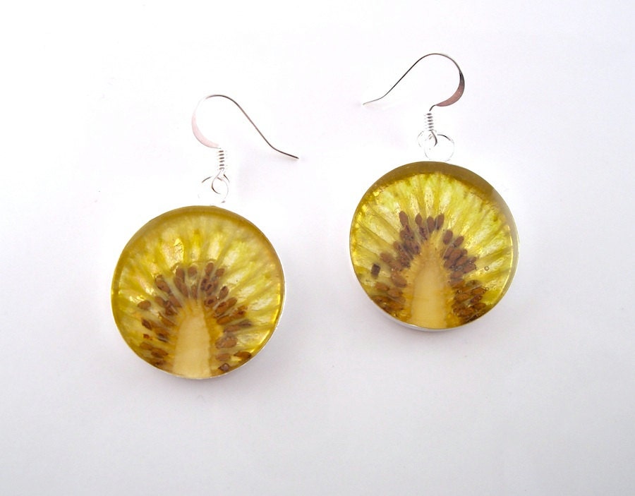 kiwi earrings