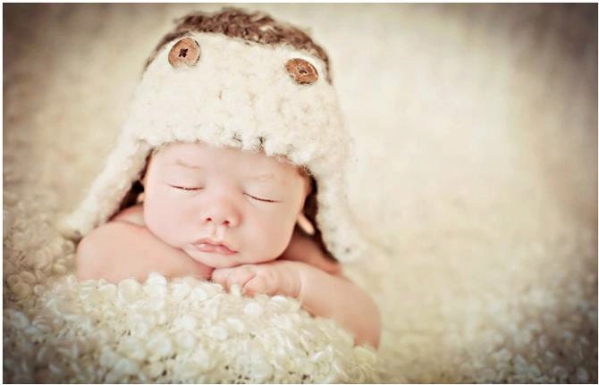 Newborn Baby Boy Photo Prop Aviator Hat