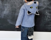 Wild Grey Wolf Coat
