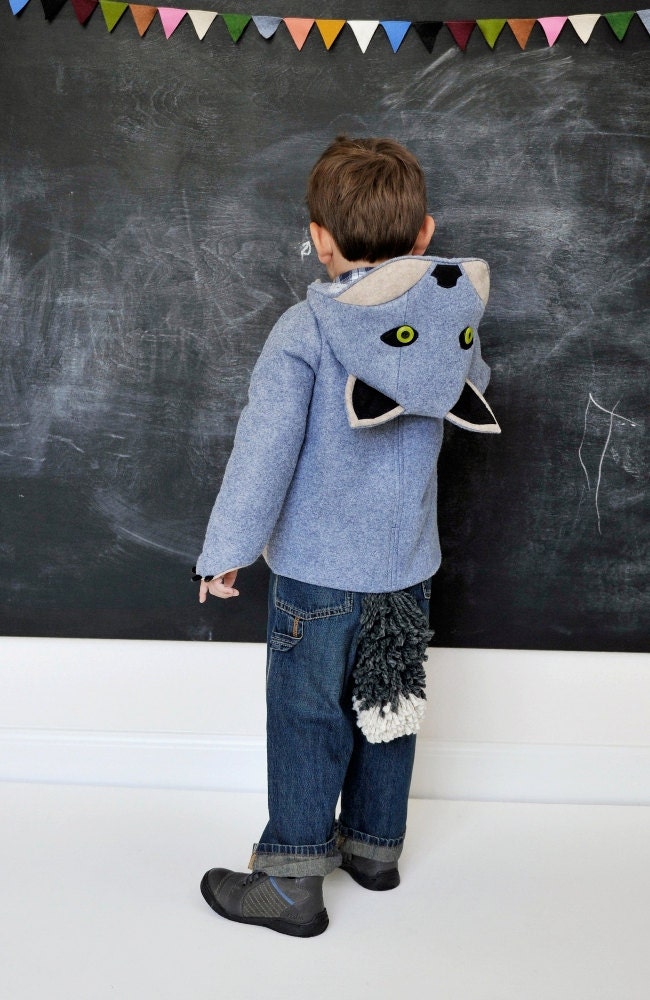 Wild Grey Wolf Coat