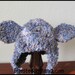 Blue and Brown Newborn Teddy Bear Hat (0 to 3 months) B92