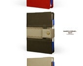 Design Journal / Notebook ( 3 Colors / Hardcover / Cotton / Red - Coffee - Raw Umber )