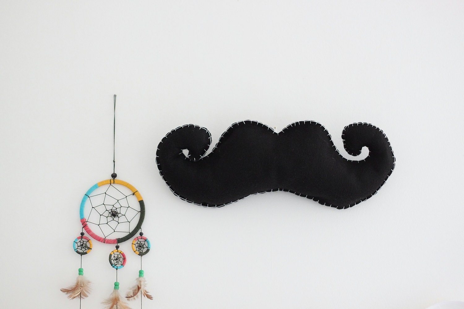 Felt Moustache Wall Hanging