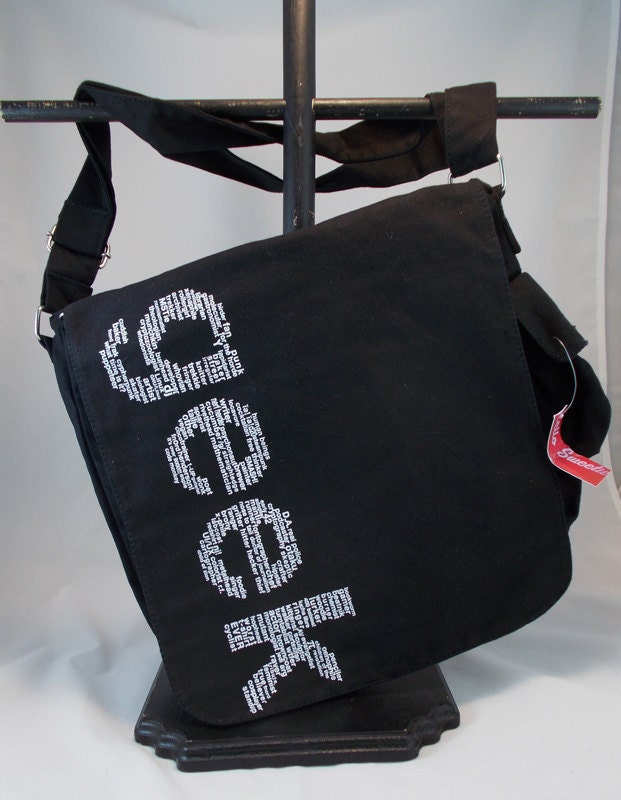 Wordy Geek Messenger Bag