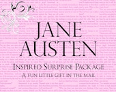 Jane Austen Surprise Package, Small Present in Muslin Gift Bag