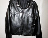 Ladies Leather Studded Jacket PRICE REDUCED