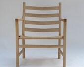 Handmade Danish Ladderback Lounge Chair