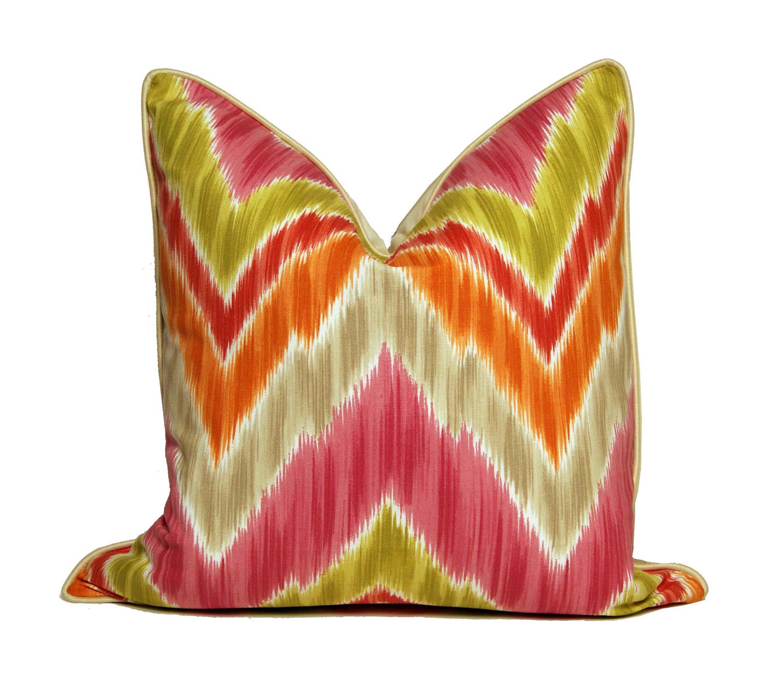 Vibrant Chevron Pillow
