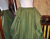 Cotton Circle Skirt -- Custom Made in Your Size and Color Choice