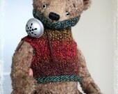 Artist TeddyTraditional Bear Nick OOAK  13 inches