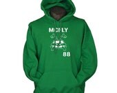 McFly 88 geek movie hoodie geek funny hooded sweatshirt geekery green back future unisex fleece gift for men women