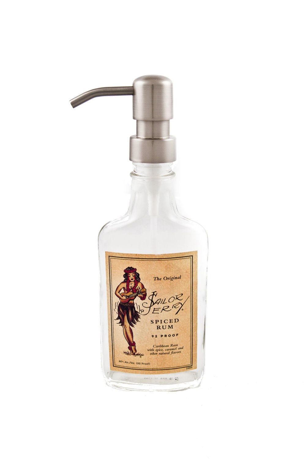 Sailor Jerry Spiced Rum Soap, Sanitizer or Lotion Dispenser