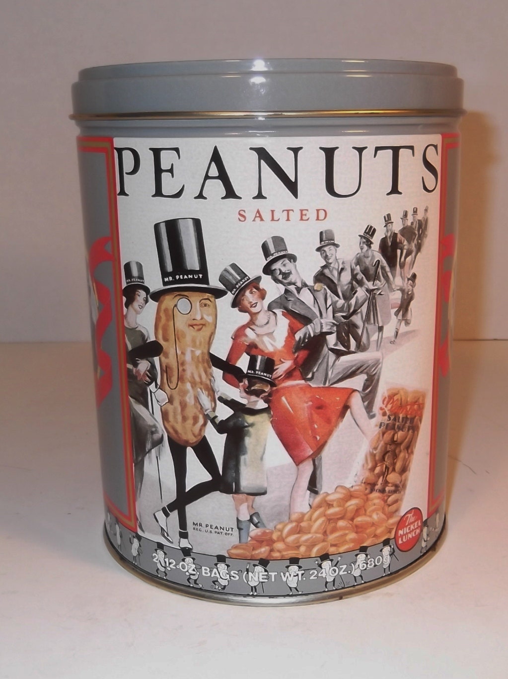 Vintage Planters Peanuts Tin Advertising Tin By Susiesellsvintage 3442