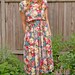 Vintage Dress Floral 40s Style SIZE S/M 6