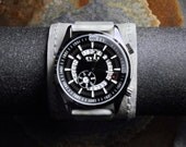 Men's Leather Quartz Watch - SALE - Worldwide Shipping - USA Hand Made