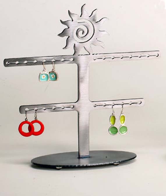 Small Sun Earring Tree Jewelry Display