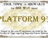 Hogwarts Express Train Ticket Party Favor Il_170x135