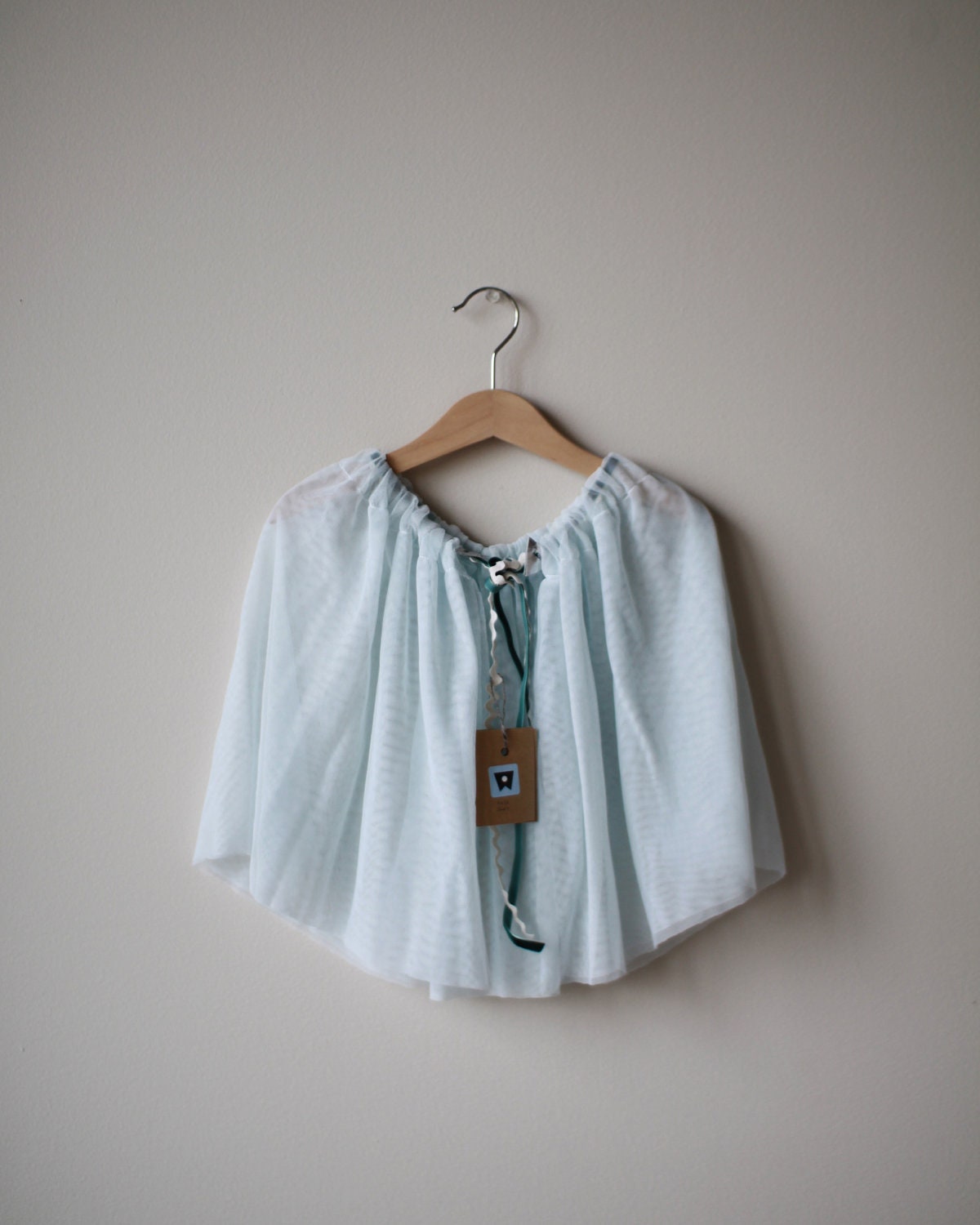 Light Blue Tulle Skirt