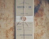Rustic Kraft Wedding Invitation Suite: The Birch