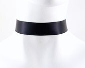 Satin Choker Necklace Simple Plain Basic - Black, Red, Blue, Purple. Soft, Sexy & Elegant - Custom MADE to YOUR SIZE - Gothic, Goth, Boudoir
