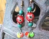 Orange Creamsicle Earrings