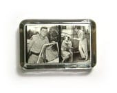 MOTION Andy Griffith Show - Barney Fife Opie Aunt Bea Paperweight - Sliding Image Sculpture
