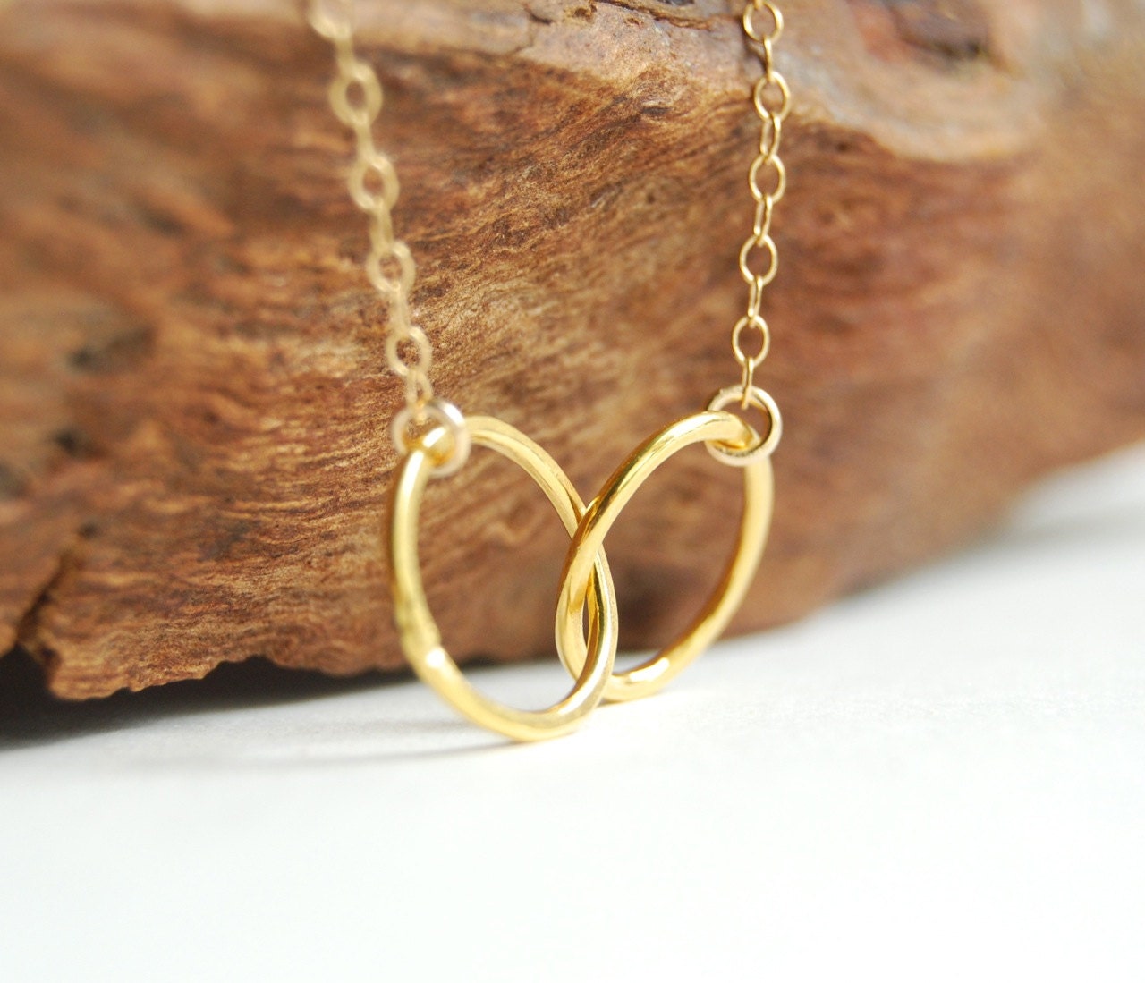 Mau loa necklace - gold infinity necklace, gold necklace, delicate necklace, layered necklace, delicate gold necklace, kealoha, maui, hawaii