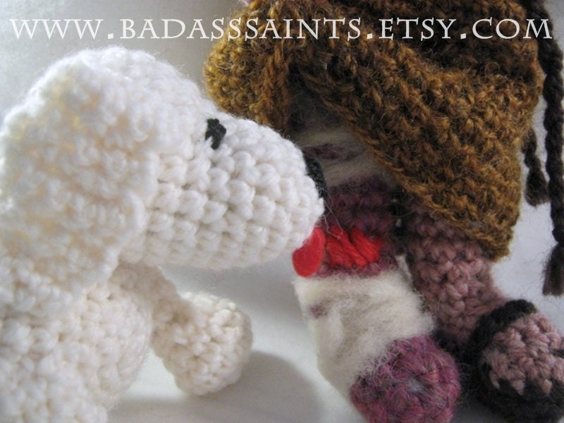 St. Rocco Amigurumi Crochet Art Doll